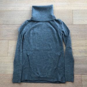 Size 2 Gray Lululemon wool turtleneck sweater
